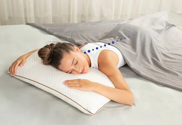 Ergonoomiline tugi püramiidse struktuuriga sinu magusateks öödeks.