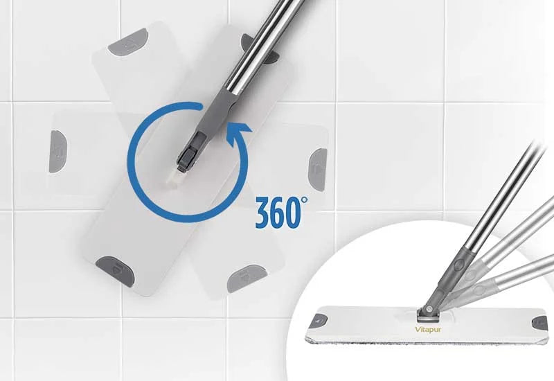 Äärmiselt kerge ja 360° pöörlev mopp!