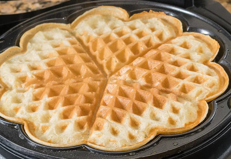 Enam ei jää toit küpsetusplaadile kinni ja vahvlid on tervislikumad.