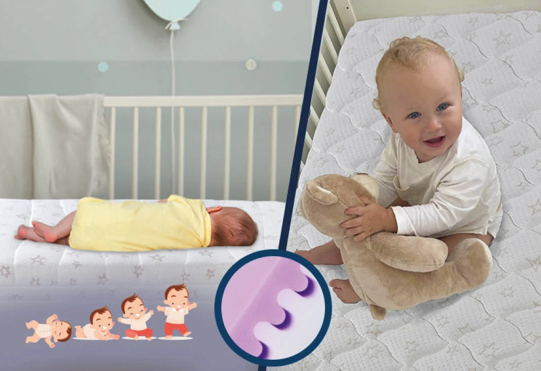 2 jäikust ühes madratsis: sobib nii vastsündinutele kui ka kasvavatele lastele.