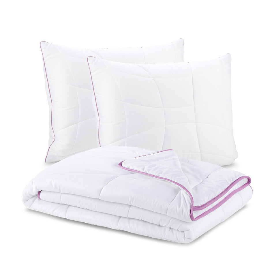 3-osaline teki- ja padjakomplekt Vitapur Lavender Provence