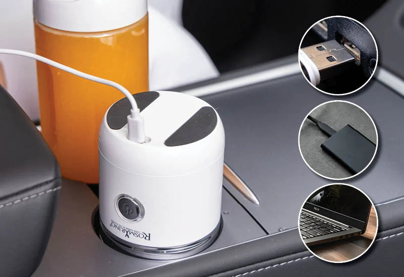 USB-laadimine on teel olles täiuslik.