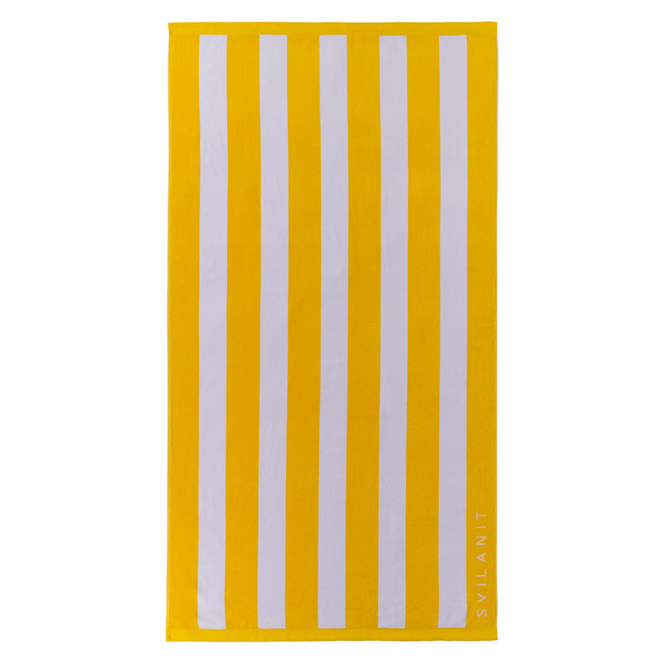 Svilanit premium suur rannarätik Yellow, 100 x 180 cm