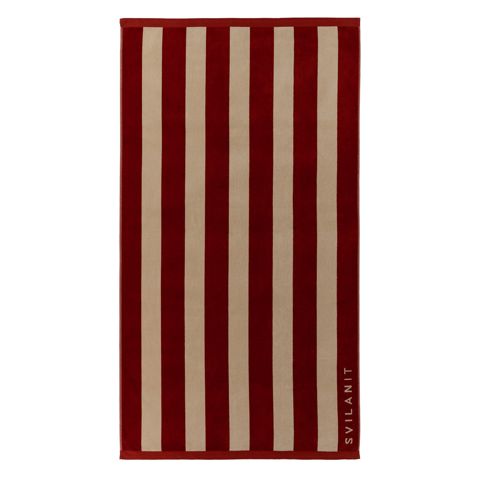 Svilanit premium suur rannarätik Burgundy, 100 x 180 cm