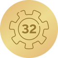 32 funktsiooni